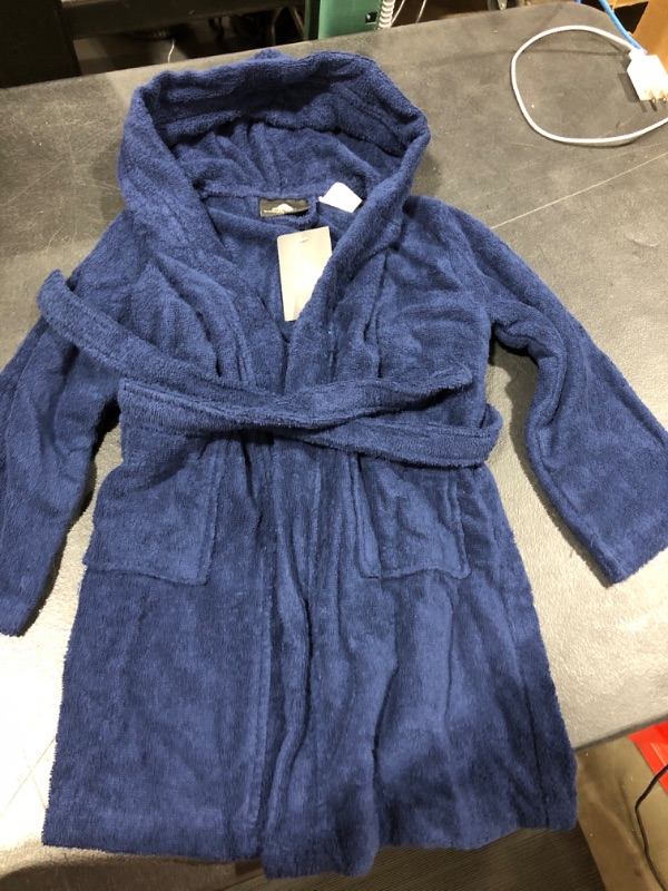 Photo 2 of BAGNO MILANO Kids Robe, Hooded Soft Terry%100 Turkish Cotton Bathrobe for Girls - Boys Cotton Robe, Size 3-5Years Made in Turkey
