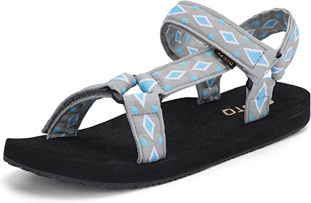 Photo 1 of STQ Women Sport Hiking Sandals With Arch Support for Summer Yoga Mat Insole, Size 7