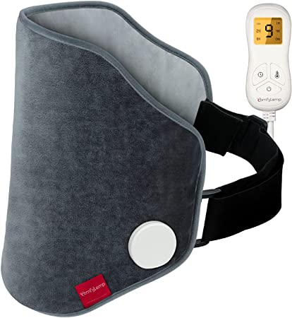 Photo 1 of Upgraded Heating Pad for Back Pain Relief, Comfytemp XL Electric Heated Back Wrap with Strap, 9 Heat Settings, 5 Auto-Off, Stay On, Backlight for Cramps, Waist, Lumbar, Abdomen, 15"x 24" - Washable
