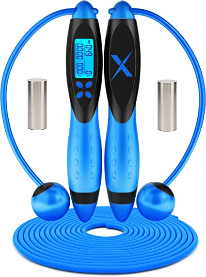 Photo 1 of X-LEAN Digital Jump Rope, Jump Rope for Men, Bod Rope, Smart Jump Rope, Skipping Rope for Exercise,All-In-One Weighted Cordless Fitness,Exercise JumpRope for Men
