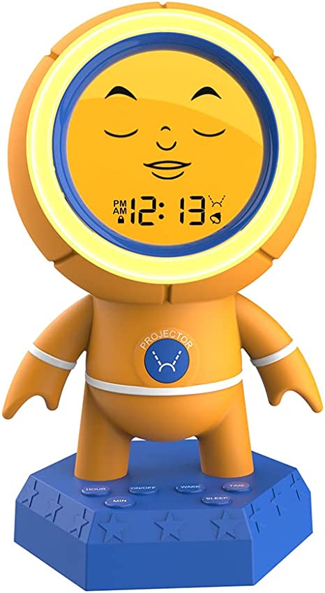 Photo 1 of Alarm Clock for Kids, Digital LCD Clock Basketball Shape, Wake up Children Sleep Training Clock with Projection, Night Light for Bedroom, Beside Lamp Alarm Clock for Boys Girls Toddlers Birthday Gifts
