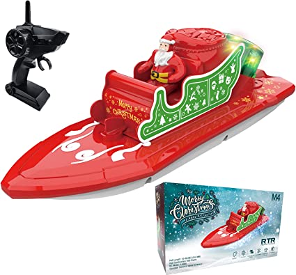 Photo 1 of RC Boats for Kids & Adults – IOKUKI Remote Control Boat for Pools & Lakes with Dual Motors / Low Battery Prompt Great Pool Toy Gifts for Boys & Girls - Red
