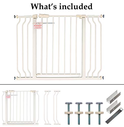 Photo 1 of BalanceFrom Easy Walk-Thru Safety Gate for Doorways and Stairways with Auto-Close/Hold-Open Features, Multiple Sizes
