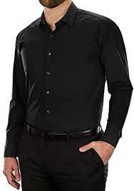 Photo 1 of Unlisted Slim Fit Black Long Sleeve Dress Shirt, 14-14 1/2 32/33 Small