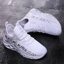 Photo 1 of Kids Running Sneakers Breathable Lightweight Children Shoes Non-slip Casual Boys Shoes Walking Sport Girls Sneakers, **Can't confirm size, check photo for measurement**