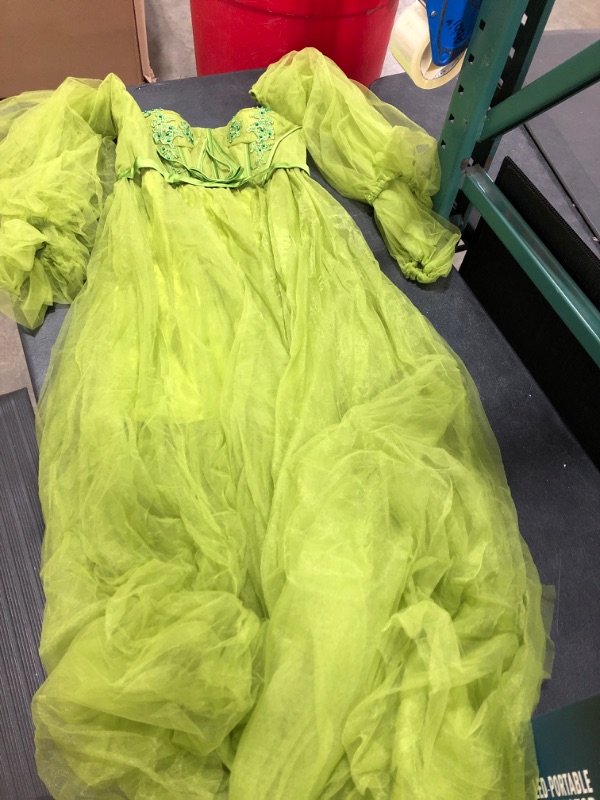 Photo 1 of Women's Elegant Green Dress with Corset back, Size 12