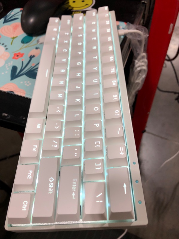 Photo 3 of Durgod HK Venus RGB Mechanical Gaming Keyboard | 60% Layout | USB C Wired | Doubleshot PBT Keycaps | Cherry Profile | NKRO Rollover | Windows & Mac | Aluminium Chassis| Cherry MX Brown, White
