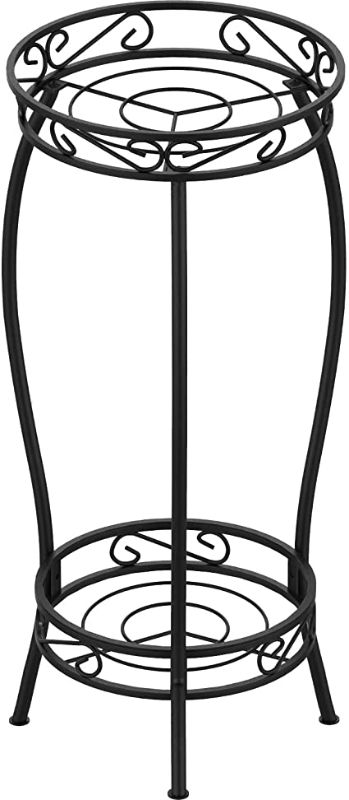 Photo 1 of Auledio Plant Stand Rack 2 Tier Indoor Outdoor Multiple Holder Shelf,Black
