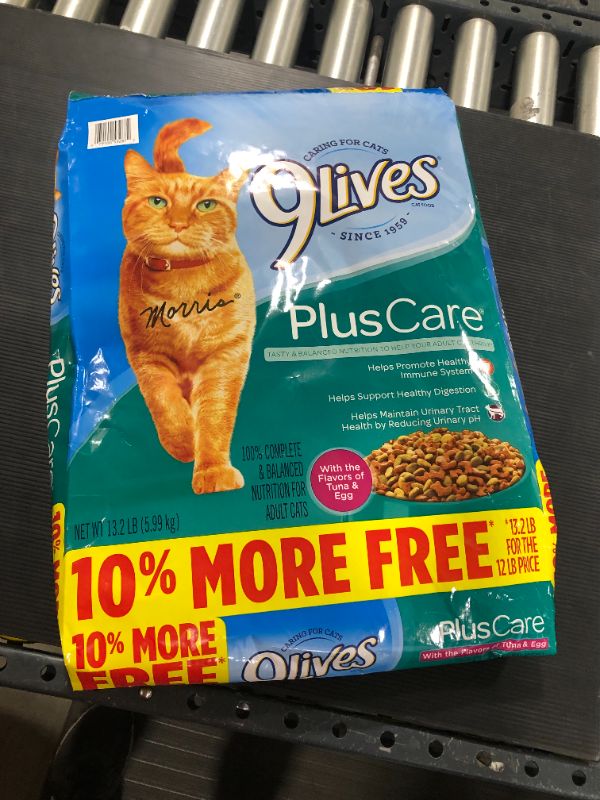 Photo 2 of 9Lives Plus Care Dry Cat Food Bonus Bag, 13.2-Pound - BEST BY 04/17/2022