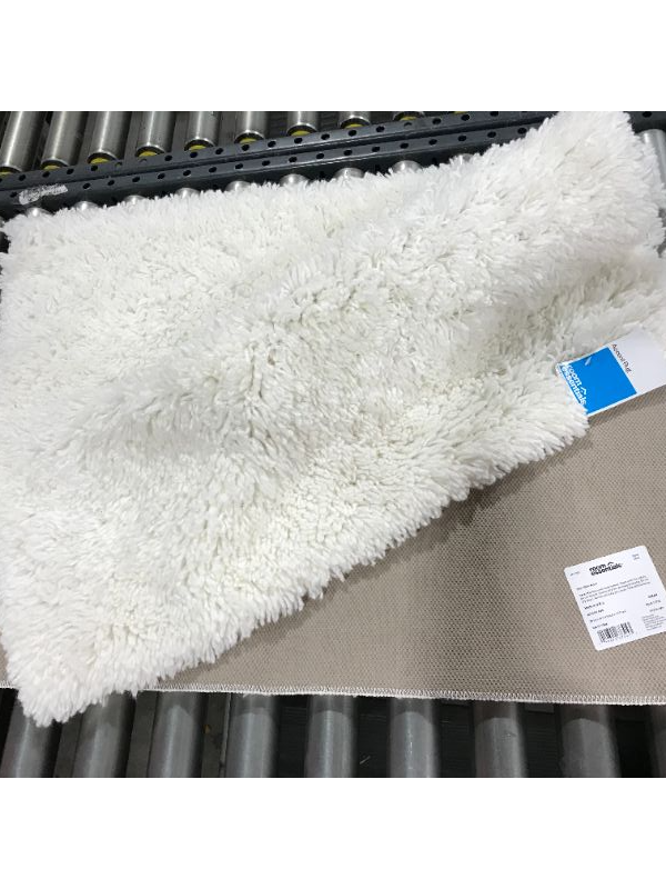 Photo 1 of 2'6"X3'10" Solid Tufted Accent Rug Cream (Ivory) - Room Essentials