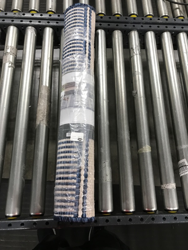 Photo 2 of 30" X 50" Stripe Outdoor Rug - Threshold™