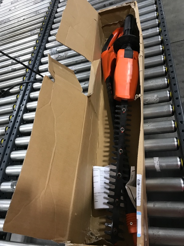 Photo 2 of BLACK+DECKER 18 in. 20V MAX Lithium-Ion Cordless Pole Hedge Trimmer (Tool Only)