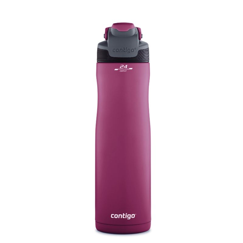 Photo 1 of Contigo AUTOSEAL Chill Stainless Steel Water Bottle, Dark Plum (2035367)
