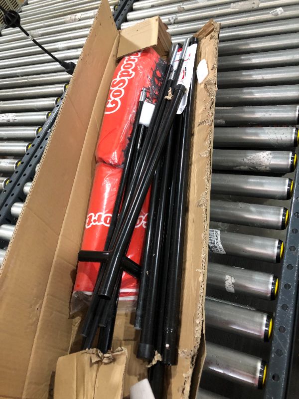 Photo 1 of GoSports 8’ x 4’ Football Training Vertical Target Net, Improve QB Throwing Accuracy – Includes Foldable Bow Frame and Portable Carry Case