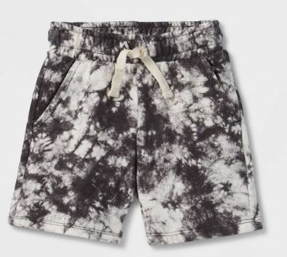 Photo 1 of Toddler Mid-Length Knit Shorts - Cat & Jack™ (12 Pack)
Dark Gray Tie Dye 
SZ- 5T