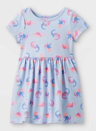 Photo 1 of Toddler Girls' Printed Knit Short Sleeve Dress - Cat & Jack™ (12 Pack)

SZ-12M