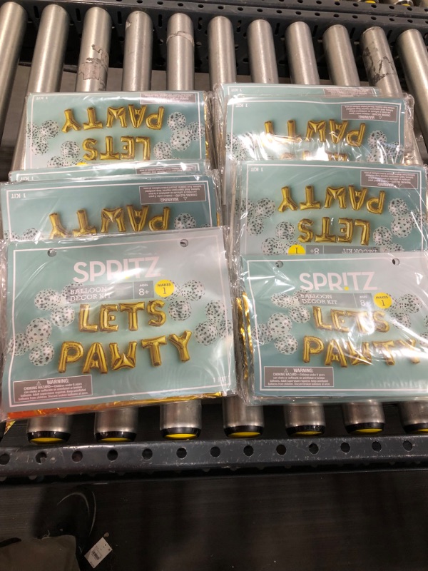 Photo 1 of 8ok of 21ct Let's 'Pawty' Balloon Pack - Spritz™
