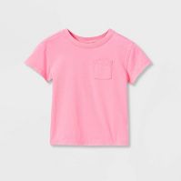 Photo 1 of 2pk of Toddler Drop Shoulder Short Sleeve T-Shirt - Cat & Jack™ pink
Size 3T

