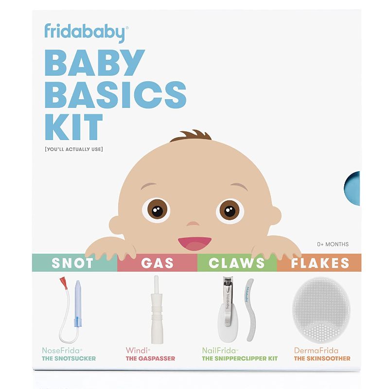 Photo 1 of Baby Basics Kit by Frida Baby |Includes NoseFrida, NailFrida, Windi, DermaFrida + Silicone Carry Case
