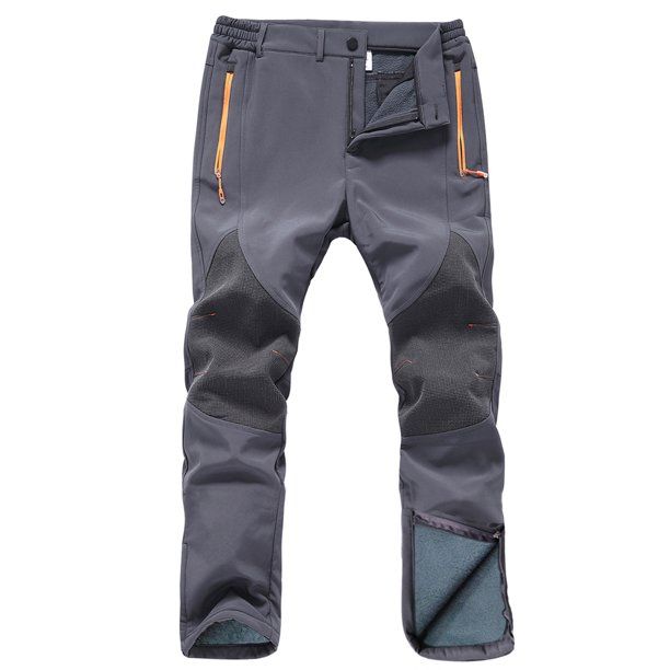 Photo 1 of Gash Hao Men's Snow Ski Pants Outdoor Trekking Fleece Lining Zipper Bottom Legs, size 34 x 32
