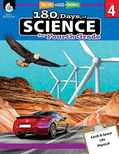 Photo 1 of 180 Days of Science: Grade 4 - Daily Science Workbook for Classroom and Home, Cool and Fun Interactive Practice, Elementary School Level Activities ... Challenging Concepts (180 Days of Practice) 1st Edition
