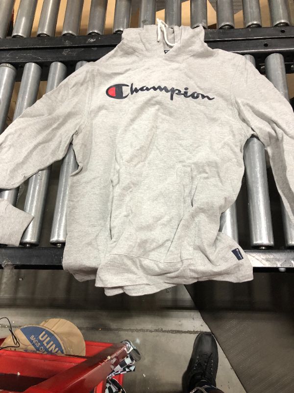 Photo 1 of Grey Champion hoodie. size med