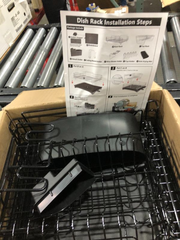 Photo 1 of Black dish rack