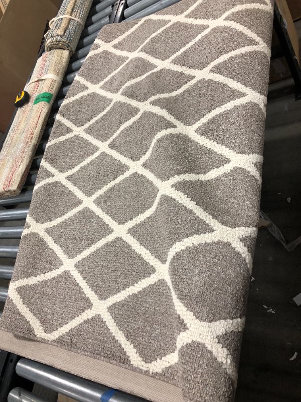 Photo 2 of 4'x5'6" Diamond Washable Tufted and Hooked Accent Rug - Threshold™
