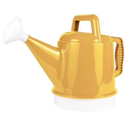 Photo 1 of Bloem Watering Can Deluxe 2 Gallon (256 Fl Oz) Earthy Yellow
