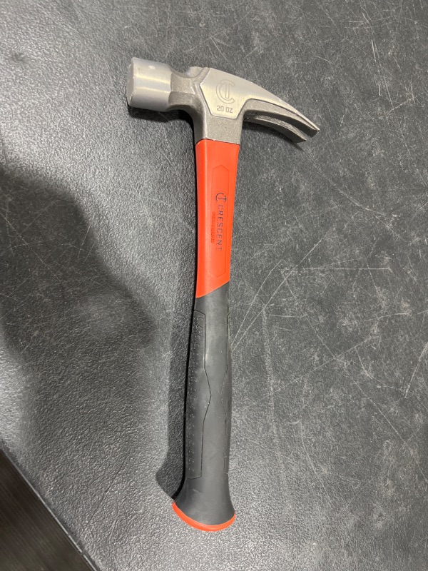 Photo 1 of Crescent 16 oz. Rip Claw Hammer with Fiberglass Handle - 11419C
