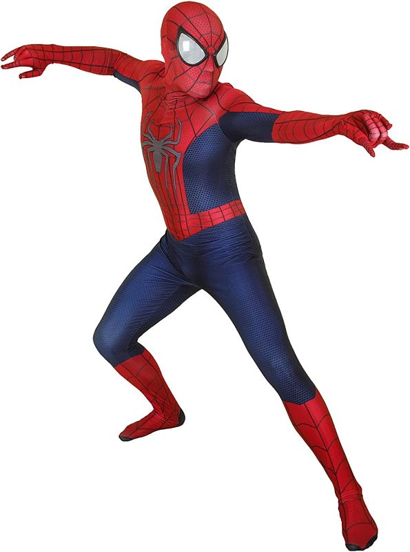 Photo 1 of Superhero Spider Costume Spandex Jumpsuit Halloween Cosplay Costumes KIDS XL 