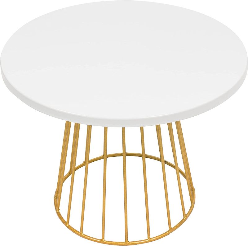 Photo 1 of Cake Stand Round Elegant Easy-to-Clean Party Accessory White Cake Stand & Cupcake Stand for Home & Kitchen Cake Stands for Dessert Table at Weddings Birthdays & All-Occasion Decorations