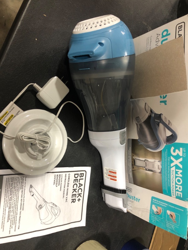 Photo 2 of BLACK+DECKER dustbuster AdvancedClean Cordless Handheld Vacuum (CHV1410L)
