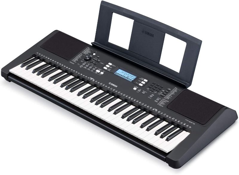 Photo 1 of Yamaha PSRE373 61-Key Touch Sensitive Portable Keyboard (Power Adapter Not Included)