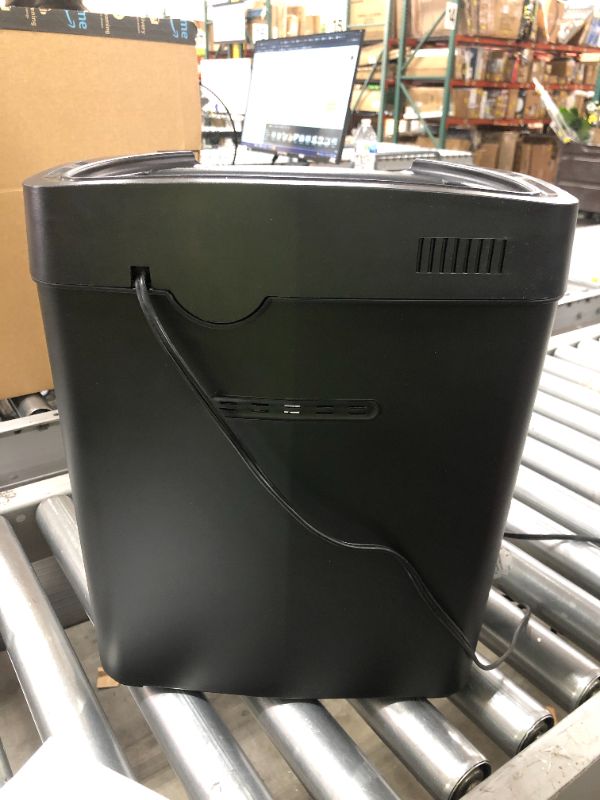 Photo 1 of Aurora AU1230XA Anti-Jam 12-Sheet Crosscut Paper and Credit Card Shredder with 5.2-Gallon Wastebasket 