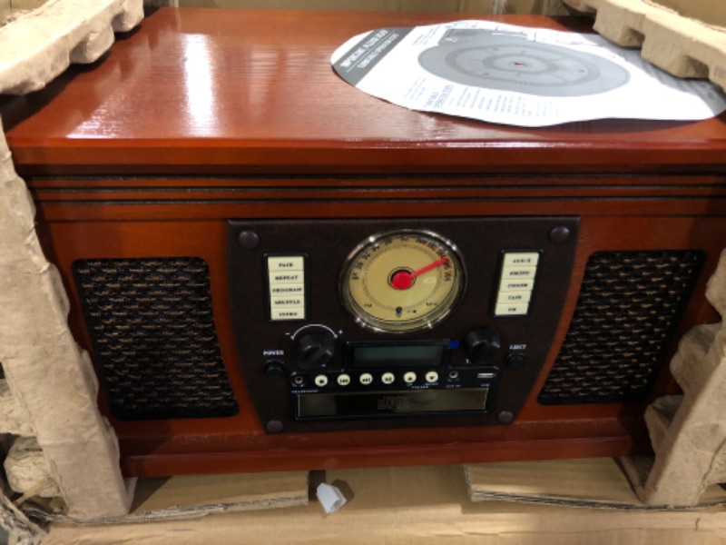 Photo 2 of Victrola 8-in-1 Bluetooth Record Player and Multimedia Center