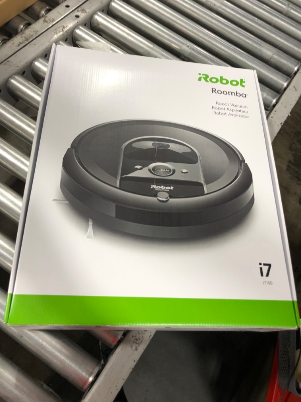 Photo 5 of iRobot Roomba i7 (7150) Robot Vacuum- Wi-Fi Connected, Smart Mapping, Works with Alexa, Ideal for Pet Hair, Works With Clean Base, Black
