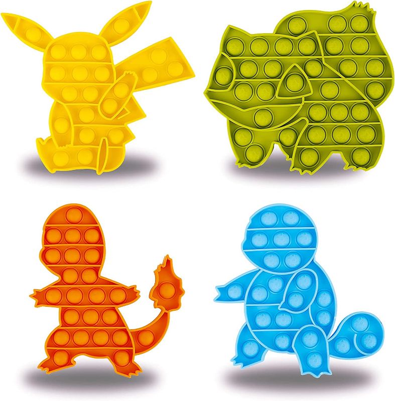 Photo 1 of 4 Packs Pop Poop Toy, 
POKEMON  Anxiety Stress Relief Satisfying ADHD
