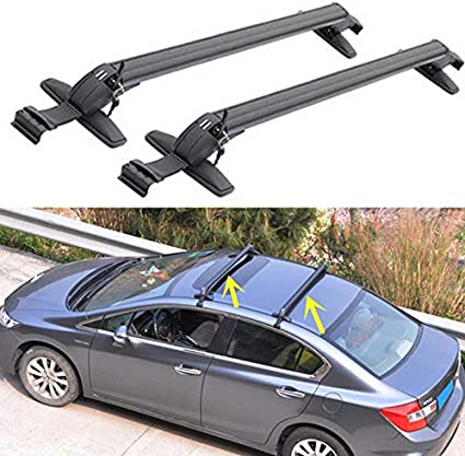 Photo 1 of 1 PAIR 41&#34; UNIVERSAL CAR SUV TOP ROOF RACK CROSS BAR LUGGAGE CARRIER ALUMINUM