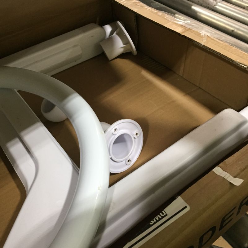 Photo 1 of Blue Wave NE1142 Aluminum Resin In-Pool Above Ground Ladder, White