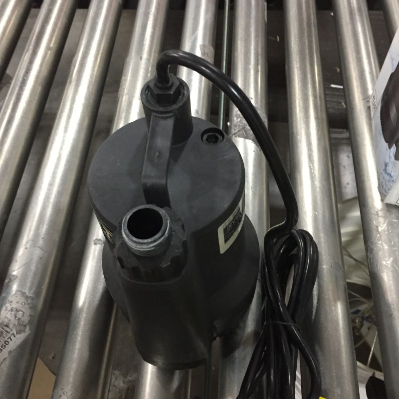 Photo 6 of 1/6 HP Plastic Submersible Utility Pump