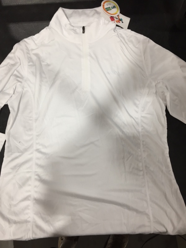 Photo 2 of HISKYWIN Womens UPF 50+ Sun Protection Tops Long Sleeve Half-Zip Thumb Hole Outdoor XL
