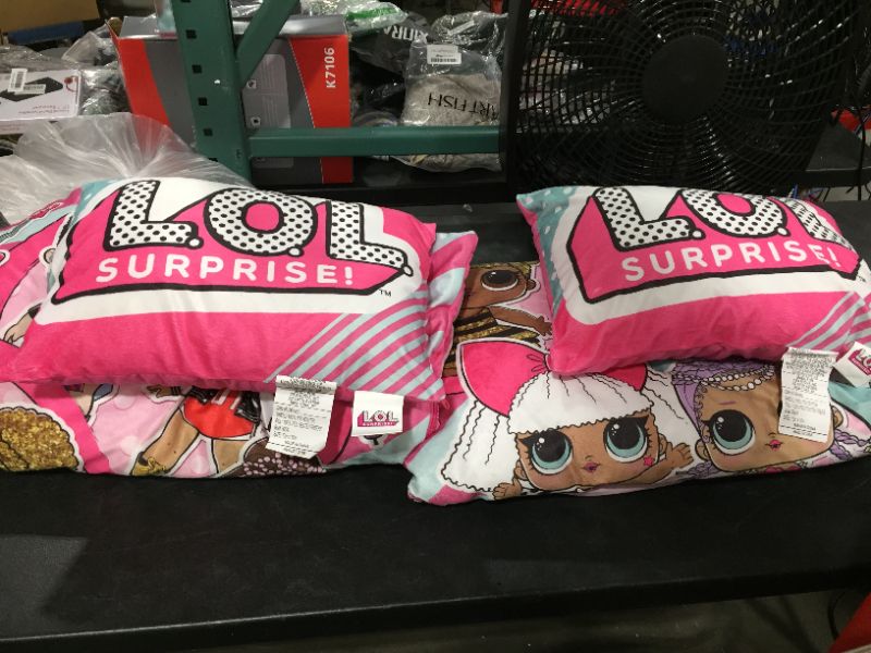 Photo 2 of  PACK OF 2 -LOL Surprise Slumber Bag with Pillow, Pink, 26"x46"
