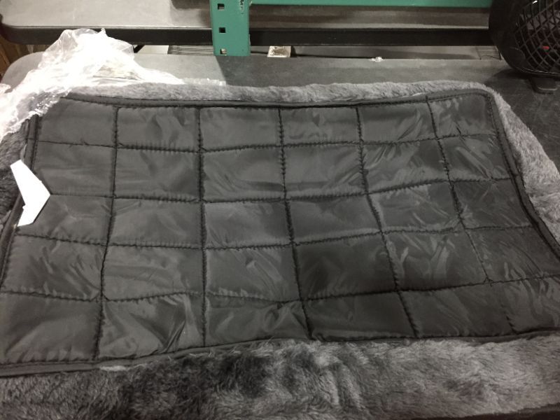 Photo 3 of 36 IN -New World Gray Dog Bed | Bolster Dog Bed Fits Metal Dog Crates | Machine Wash & Dry
