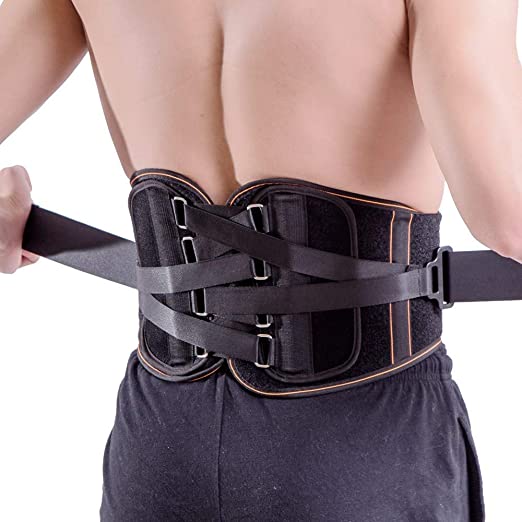 Photo 1 of King of Kings Lower Back Brace Pain Relief with Pulley System - Lumbar Support Belt for Women and Men - Adjustable Waist Straps for Sciatica, Spinal Stenosis, Scoliosis or Herniated Disc - Large
