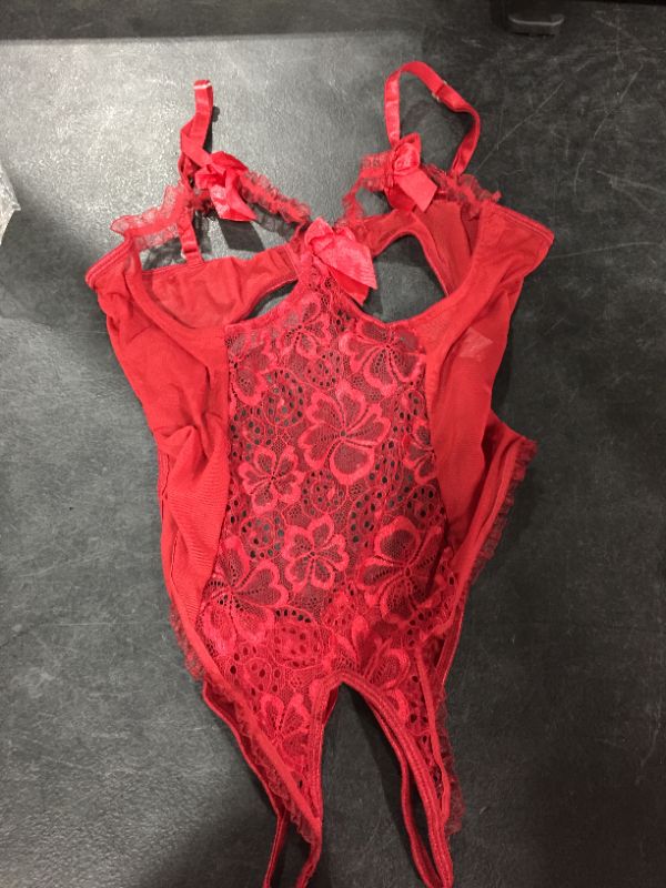 Photo 1 of SIZE SMALL-Women Sexy Teddy Lingerie One Piece Lace Babydoll Bodysuit Nightie Plus Size

