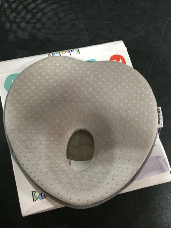 Photo 1 of Baby Pillow for Newborn Infant(0-12months),Flat Head Prevention 3D Memory Foam Can Support Head & Neck Pillow,Head Shaping Pillow,Heart Shaped
