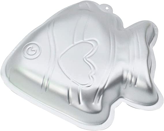 Photo 1 of ZDYWY 9 Inch Goldfish Fish Shaped Aluminum 3D Baking Mould Cake Mold Tin Birthday Cake Pan - Goldfish
