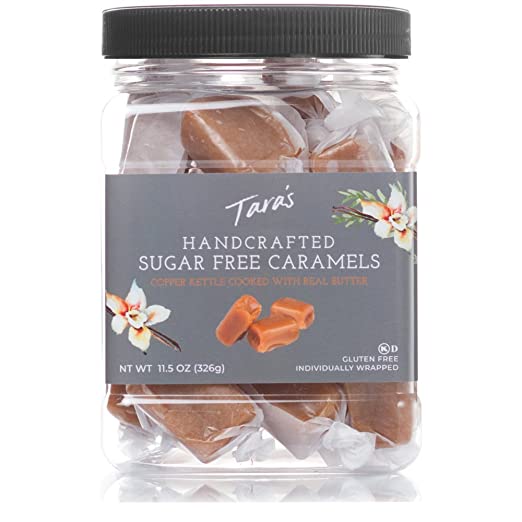 Photo 1 of BEST BY 08/02/2022-Tara's All Natural Handcrafted Gourmet Caramel: Small Batch, Kettle Cooked, Creamy & Individually Wrapped - Sugar Free, 11.5 Oz
