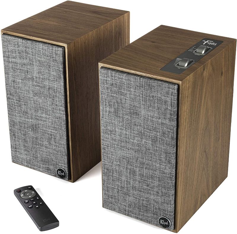 Photo 1 of Klipsch The Fives Powered Speaker System with HDMI-ARC in Walnut
